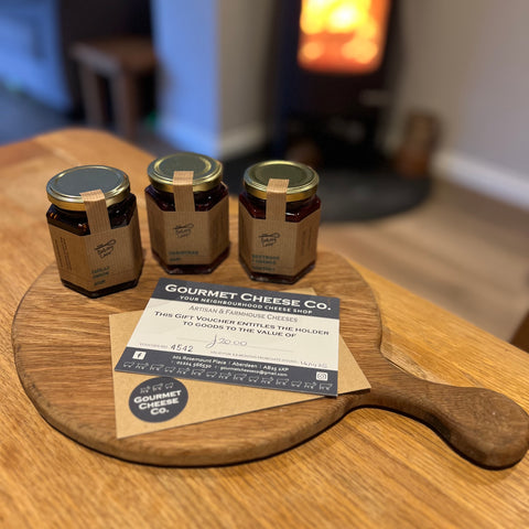 Christmas cheese gift box