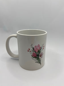 Bespoke Watercolour Flower Mug