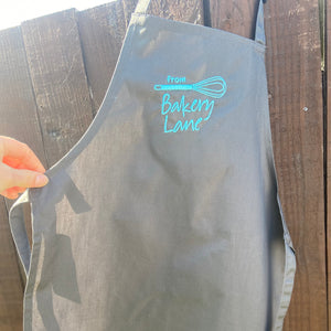 From Bakery Lane Junior Bib Apron 3-6 years - Dark Grey