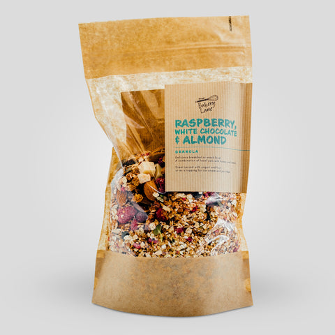 Raspberry, White Chocolate & Almond Granola TRADE